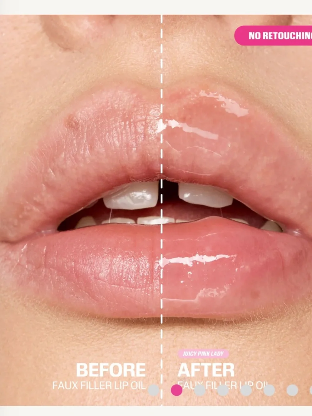 Huda Faux Filler Jelly Oil Lip Oil in Juicy Pink Lady